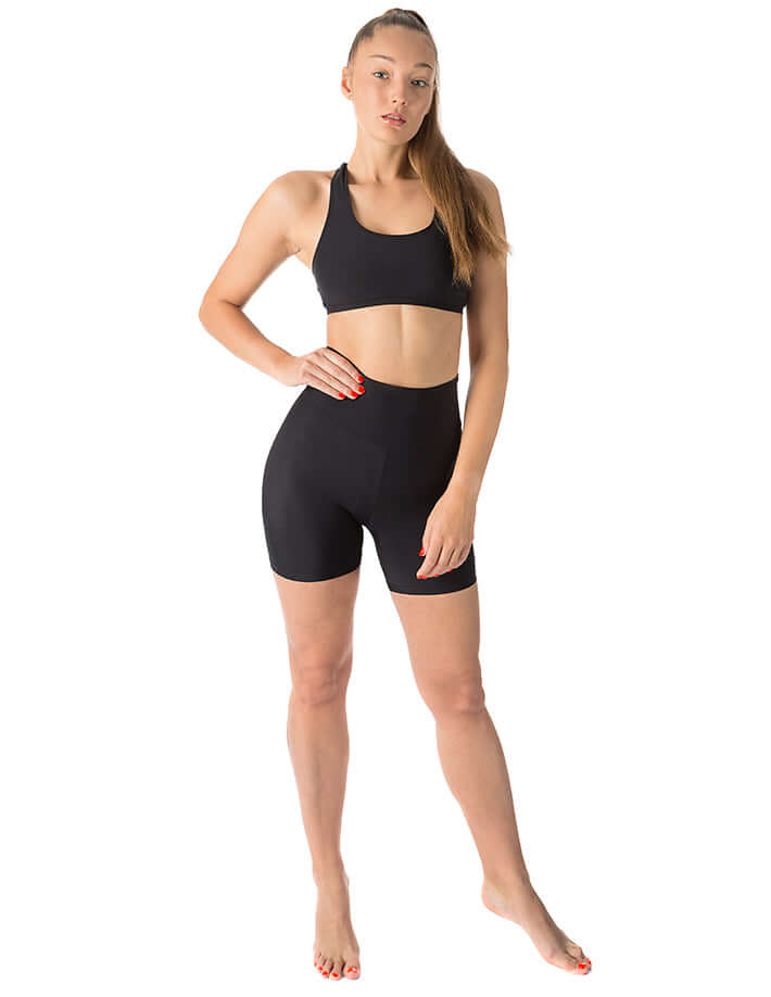 Short leggings Zoe | Shorts | Color: black | Pole Shorts | Dragonfly Pole Dance Clothing and Bikram Hot Yoga Wear