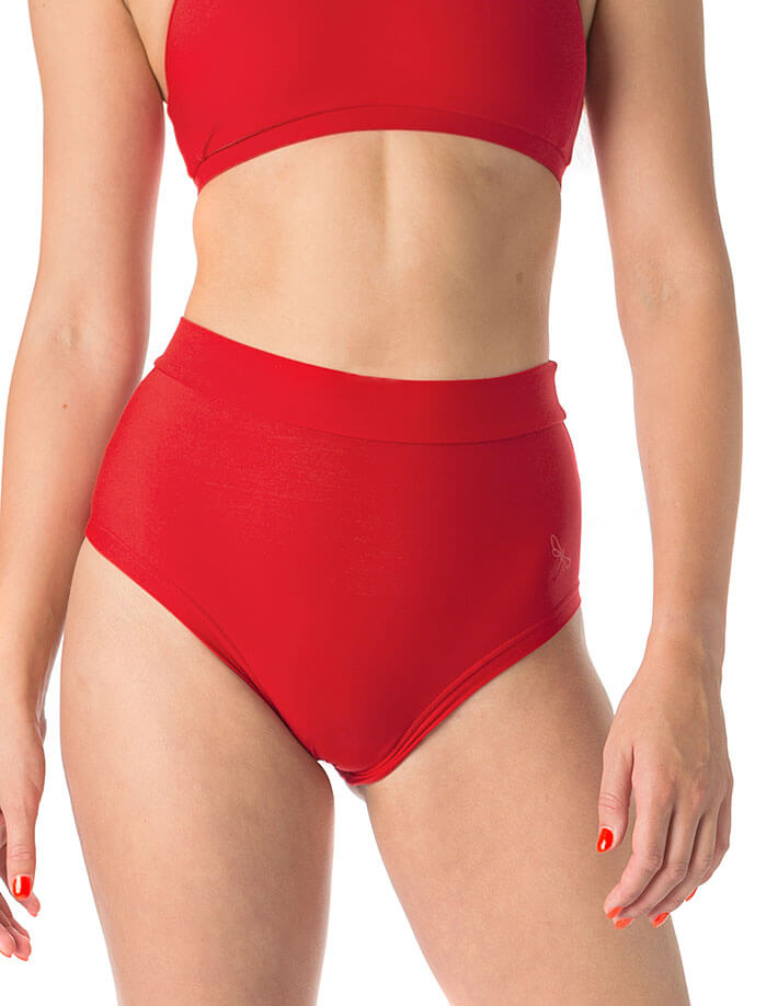 Scrunch pole shorts Lola | Shorts | Color: red | Pole Shorts | Dragonfly Pole Dance Clothing and Bikram Hot Yoga Wear