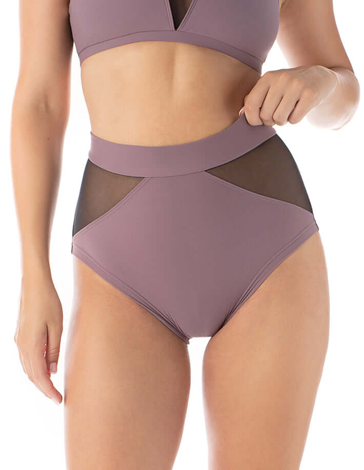 Mesh pole shorts Monica | Shorts | Color: lilac / mesh | Pole Shorts | Dragonfly Pole Dance Clothing and Bikram Hot Yoga Wear