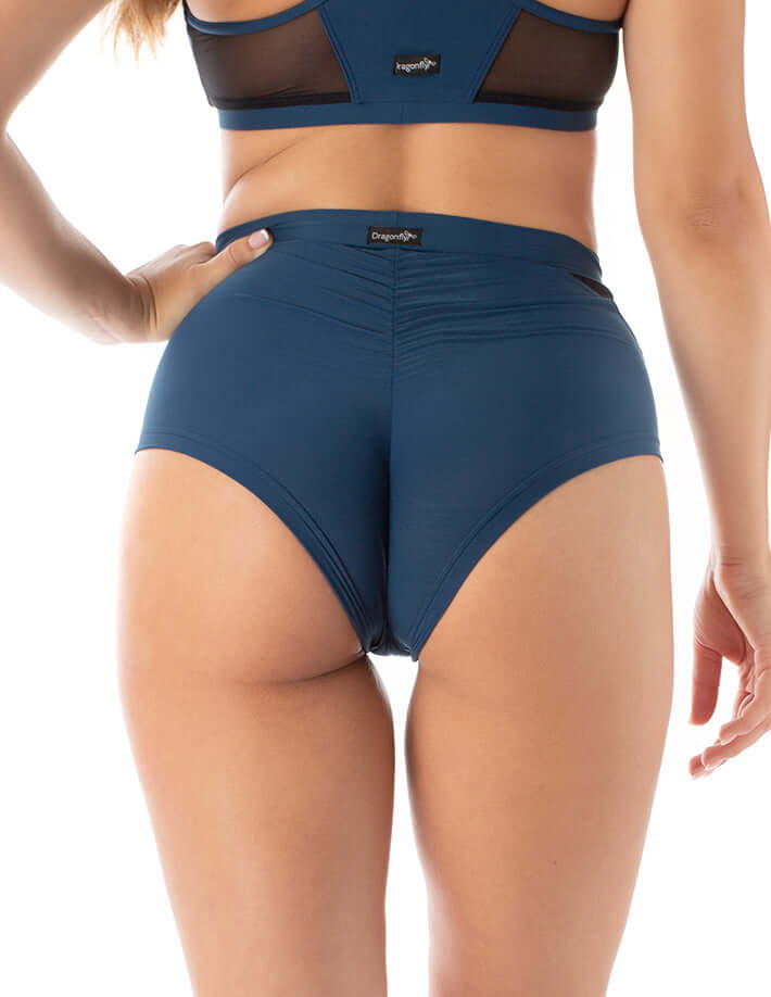 Mesh pole shorts Monica | Shorts | Color: burgundy / mesh | Pole Shorts | Dragonfly Pole Dance Clothing and Bikram Hot Yoga Wear