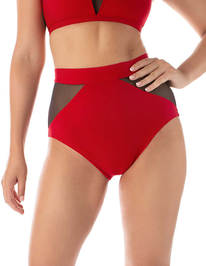 Mesh pole shorts Monica | Shorts | Color: burgundy / mesh | Pole Shorts | Dragonfly Pole Dance Clothing and Bikram Hot Yoga Wear