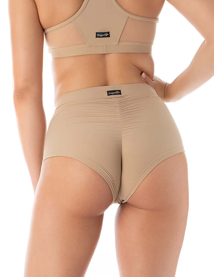 Mesh pole shorts Monica | Shorts | Color: burgundy / mesh | Pole Shorts | Dragonfly Pole Dance Clothing and Bikram Hot Yoga Wear