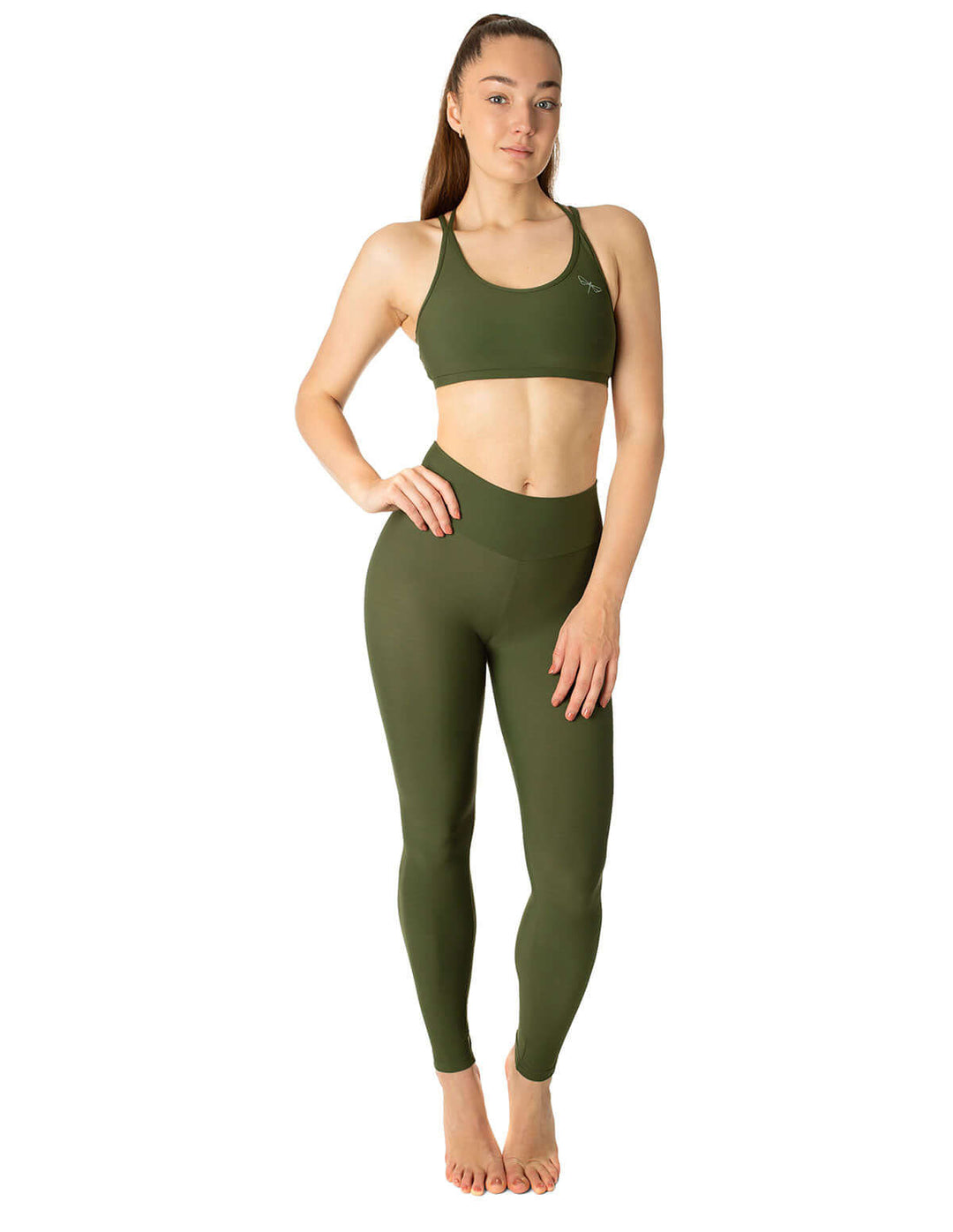 Mid rise leggings Adriana | Leggings | Color: black | Yoga Leggings | Dragonfly Pole Wear and Bikram Hot Yoga Clothes