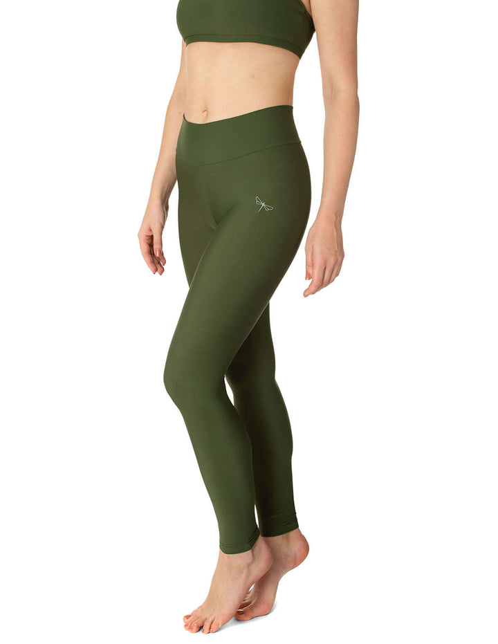 Mid rise leggings Adriana | Leggings | Color: black | Yoga Leggings | Dragonfly Pole Wear and Bikram Hot Yoga Clothes