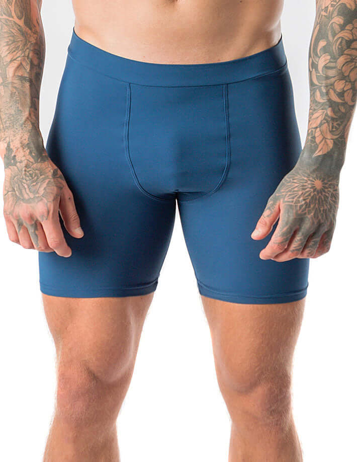 Men's hot yoga shorts James | Mens shorts | Color: petrol | Mens Hot Yoga Shorts | Dragonfly Bikram Yoga Shorts for men