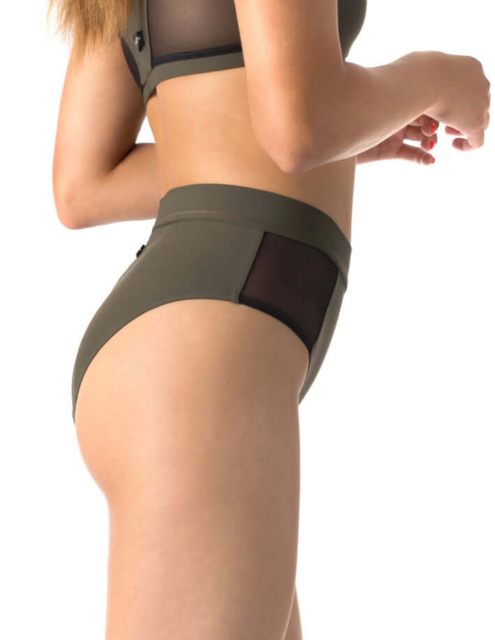 Mesh pole shorts Molly | Shorts | Color: black / mesh | Pole Shorts | Dragonfly Pole Dance Clothing and Bikram Hot Yoga Wear