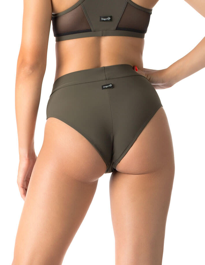 Mesh pole shorts Molly | Shorts | Color: khaki / mesh | Pole Shorts | Dragonfly Pole Dance Clothing and Bikram Hot Yoga Wear