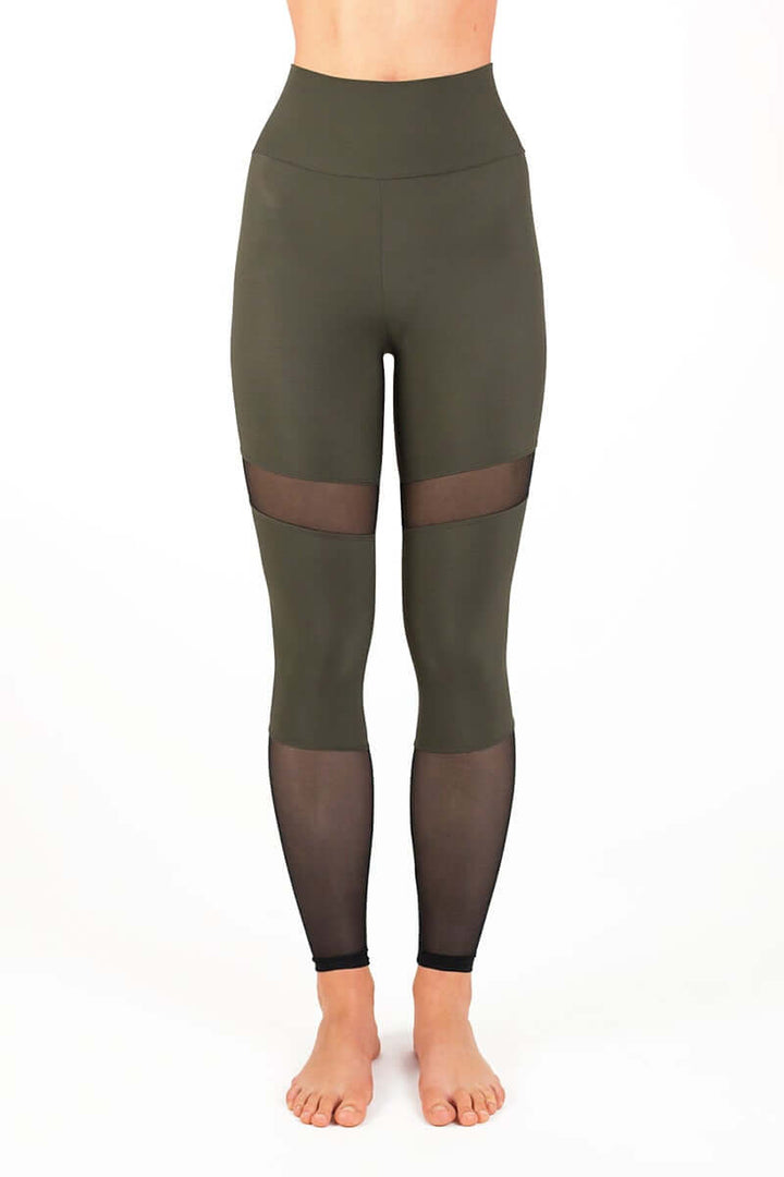 Mesh leggings Barbara | Leggings | Color: petrol / mesh | Yoga Leggings | Dragonfly Pole Wear and Bikram Hot Yoga Clothes