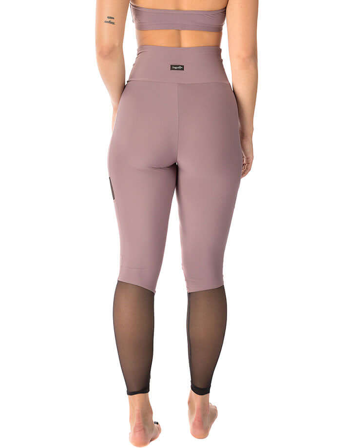 Mesh leggings Barbara | Leggings | Color: petrol / mesh | Yoga Leggings | Dragonfly Pole Wear and Bikram Hot Yoga Clothes
