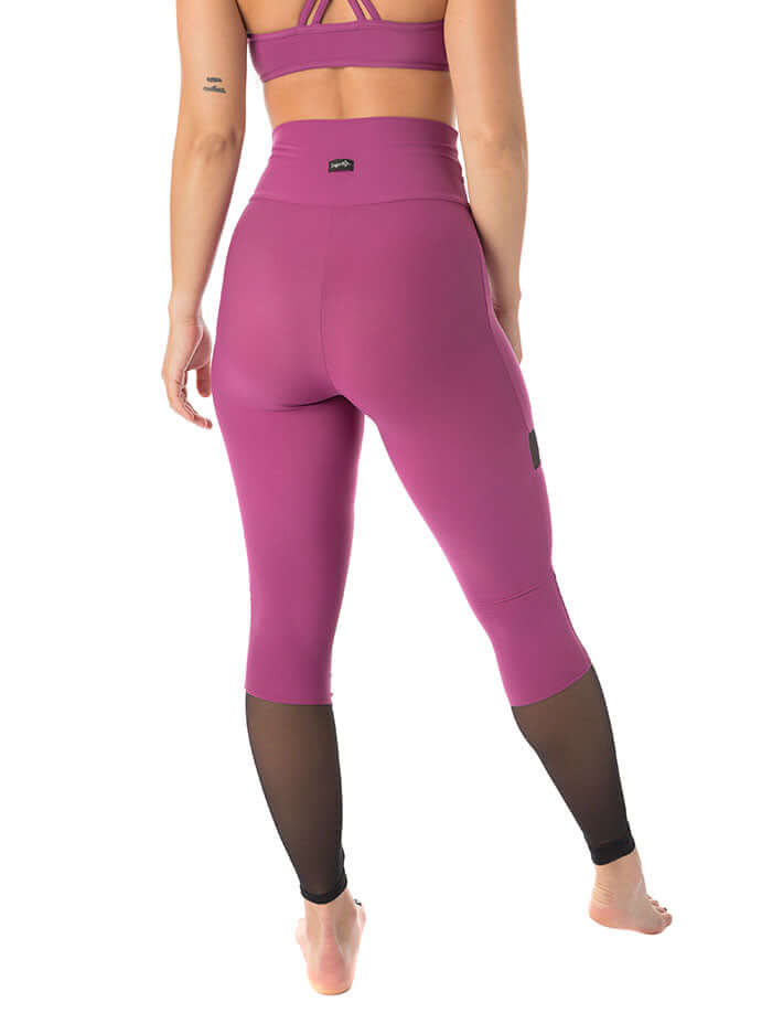 Mesh leggings Barbara | Leggings | Color: petrol / mesh | Yoga Leggings | Dragonfly Pole Wear and Bikram Hot Yoga Clothes