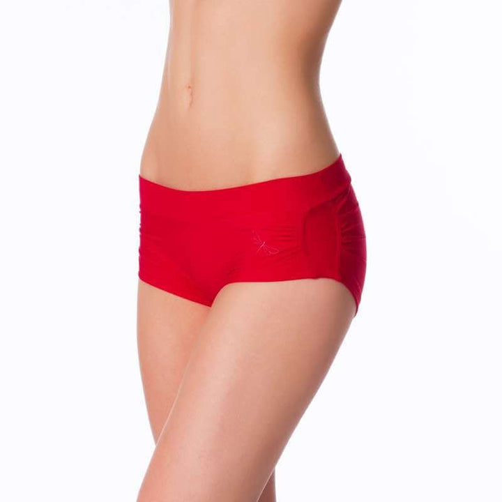 Nikita shorts | Shorts | Color: azure | Pole Shorts | Dragonfly Pole Dance Clothing and Bikram Hot Yoga Wear