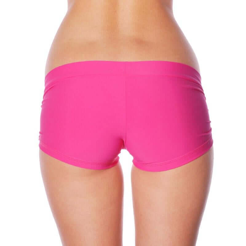 Pole fitness shorts Bella | Shorts | Color: ruby / black | Pole Shorts | Dragonfly Pole Dance Clothing and Bikram Hot Yoga Wear