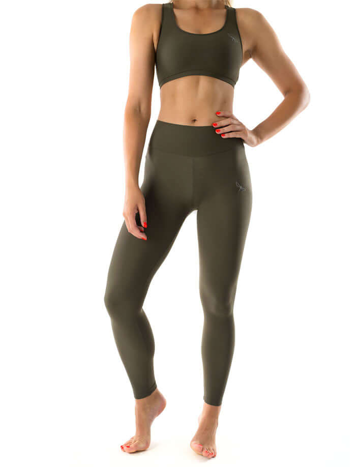 Mid rise leggings Adriana | Leggings | Color: black | Yoga Leggings | Dragonfly Pole Wear and Bikram Hot Yoga Clothes