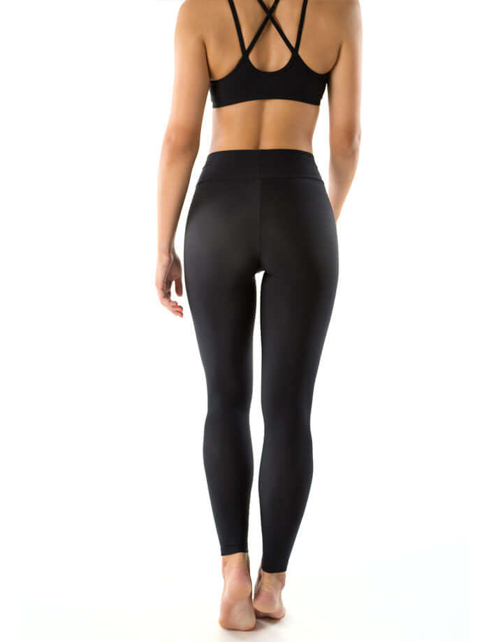 Mid rise leggings Adriana | Leggings | Color: black | Mid Rise Leggings | Dragonfly Pole Wear and Bikram Hot Yoga Clothes