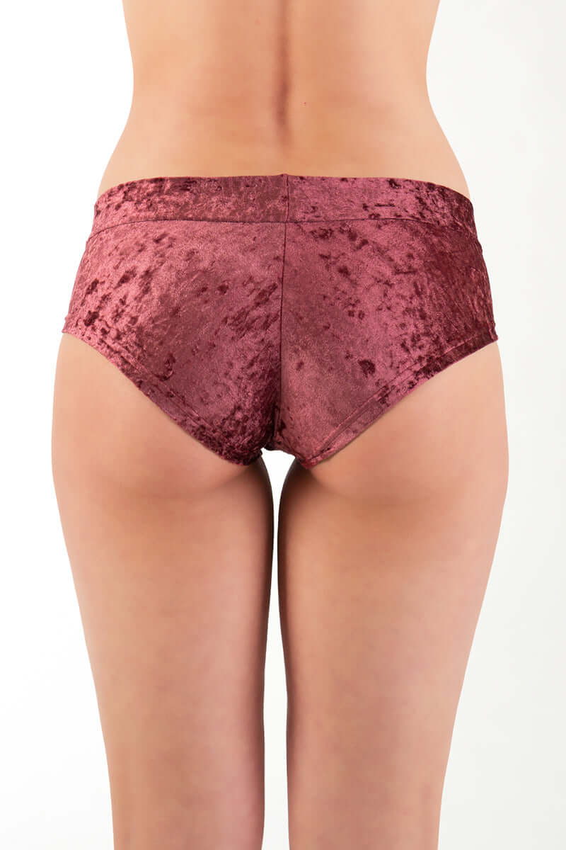 Hot pants velvet | Shorts | Color: stone velvet | Pole Shorts | Dragonfly Pole Dance Clothing and Bikram Hot Yoga Wear