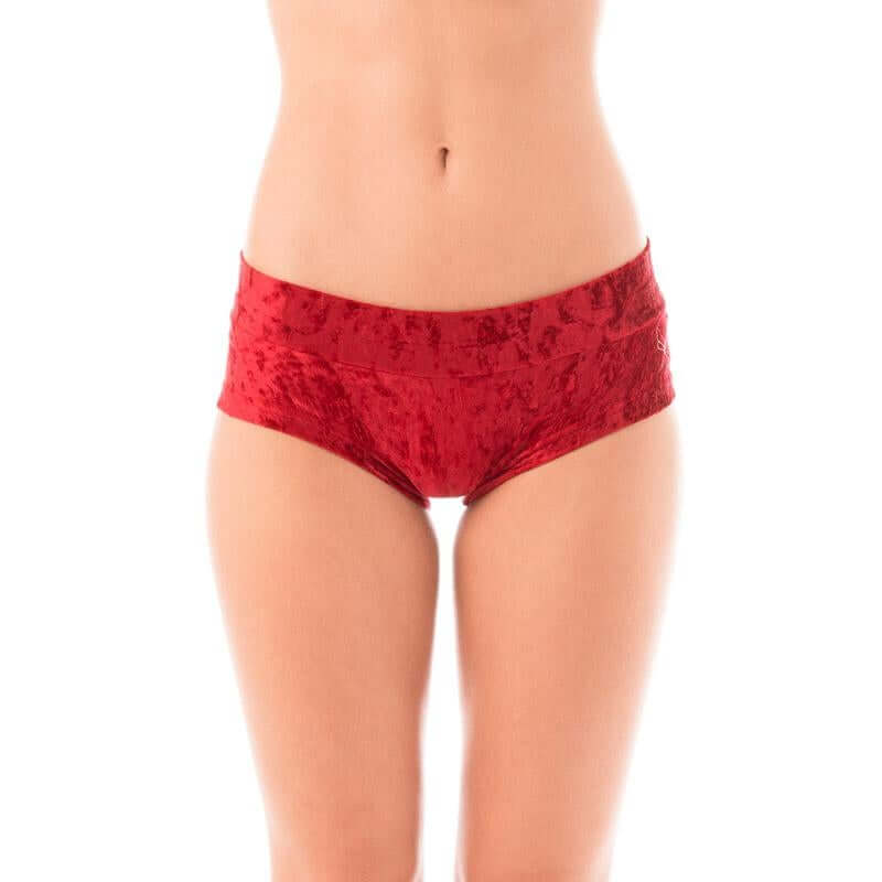 Hot pants velvet | Shorts | Color: stone velvet | Pole Shorts | Dragonfly Pole Dance Clothing and Bikram Hot Yoga Wear