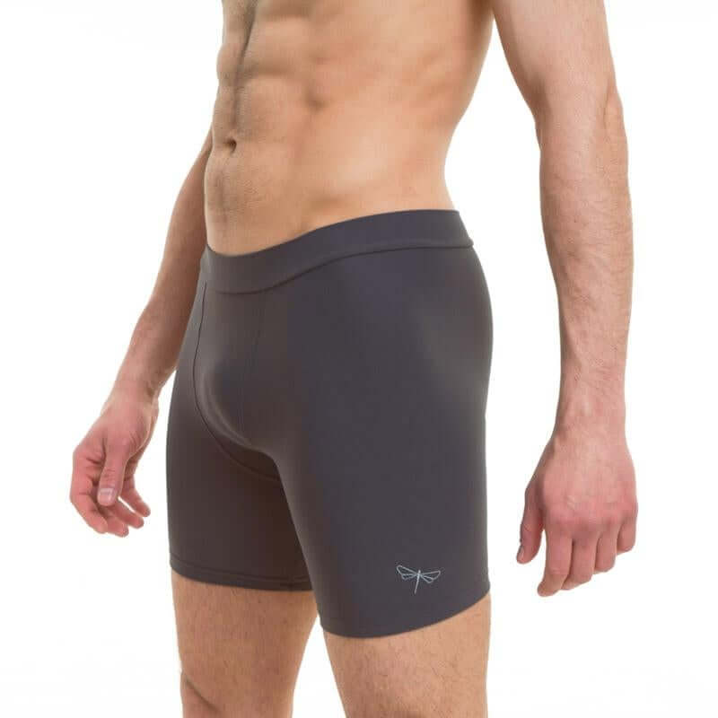 Men's hot yoga shorts James | Mens shorts | Color: grey | Mens Hot Yoga Shorts | Dragonfly Bikram Yoga Shorts for men