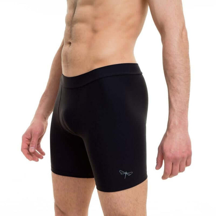 Men's hot yoga shorts James | Mens shorts | Color: black | Mens Hot Yoga Shorts | Dragonfly Bikram Yoga Shorts for men