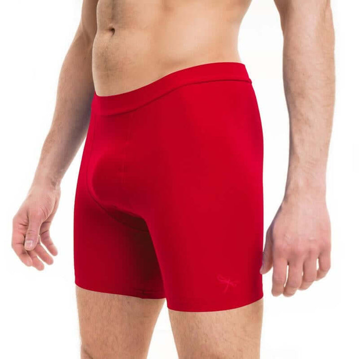 Men's hot yoga shorts James | Mens shorts | Color: red | Mens Hot Yoga Shorts | Dragonfly Bikram Yoga Shorts for men