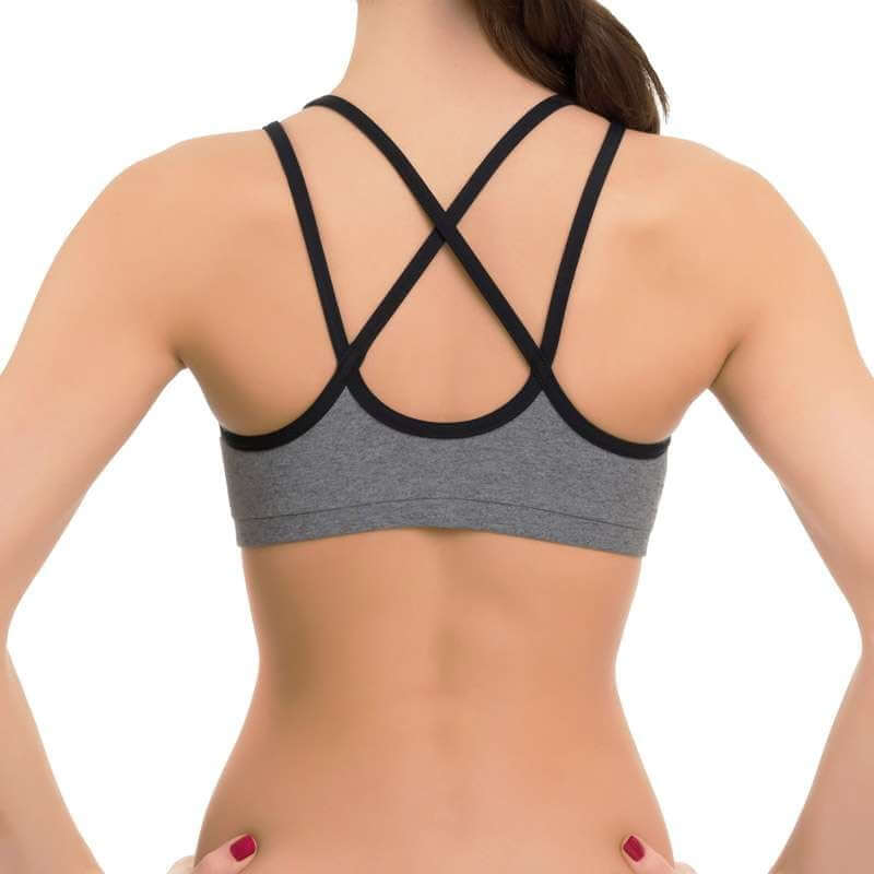 Sports bra Nicole | Sports bra | Color: black | Women's sports bra | Dragonfly Pole Dance Clothes and Bikram Hot Yoga Outfit