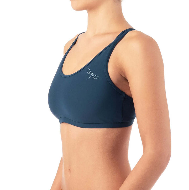 Sports bra Nicole | Sports bra | Color: black | Women's sports bra | Dragonfly Pole Dance Clothes and Bikram Hot Yoga Outfit