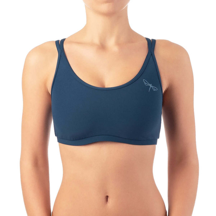 Sports bra Nicole | Sports bra | Color: black | Women's sports bra | Dragonfly Pole Dance Clothes and Bikram Hot Yoga Outfit