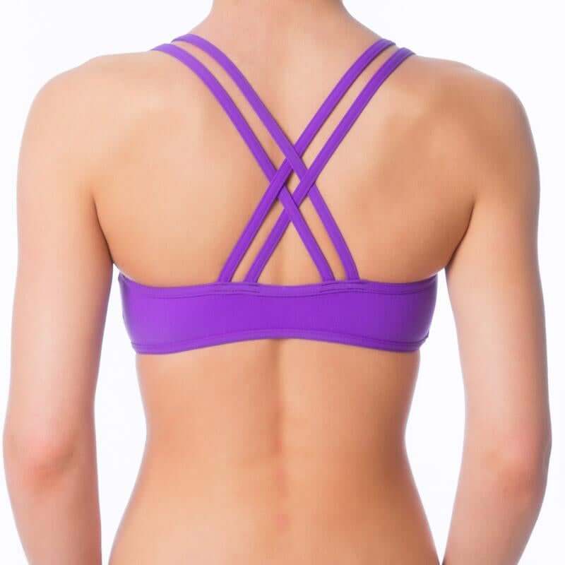 Xenia sports bra | Sports bra | Color: yellow | Women's sports bra | Dragonfly Pole Dance Clothes and Bikram Hot Yoga Outfit