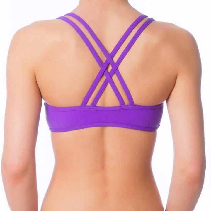 Xenia sports bra | Sports bra | Color: yellow | Women's sports bra | Dragonfly Pole Dance Clothes and Bikram Hot Yoga Outfit