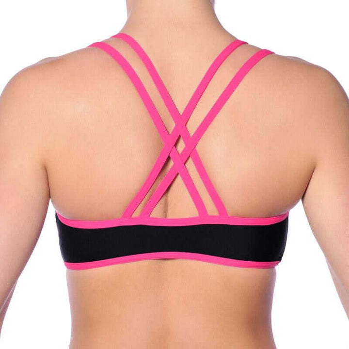 Xenia sports bra | Sports bra | Color: yellow | Women's sports bra | Dragonfly Pole Dance Clothes and Bikram Hot Yoga Outfit