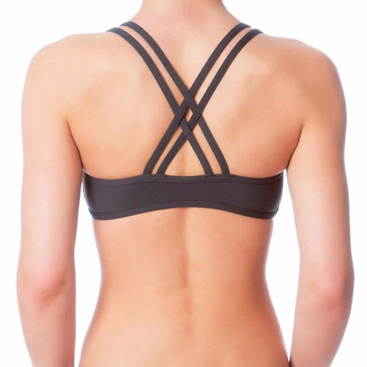 Xenia sports bra | Sports bra | Color: yellow | Women's sports bra | Dragonfly Pole Dance Clothes and Bikram Hot Yoga Outfit