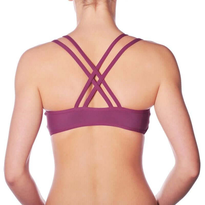 Xenia sports bra | Sports bra | Color: yellow | Women's sports bra | Dragonfly Pole Dance Clothes and Bikram Hot Yoga Outfit