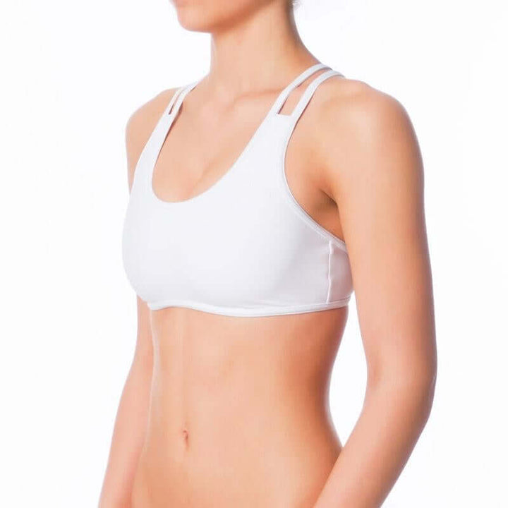 Xenia sports bra | Sports bra | Color: yellow | Women's sports bra | Dragonfly Pole Dance Clothes and Bikram Hot Yoga Outfit