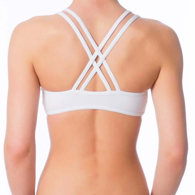 Xenia sports bra | Sports bra | Color: yellow | Women's sports bra | Dragonfly Pole Dance Clothes and Bikram Hot Yoga Outfit