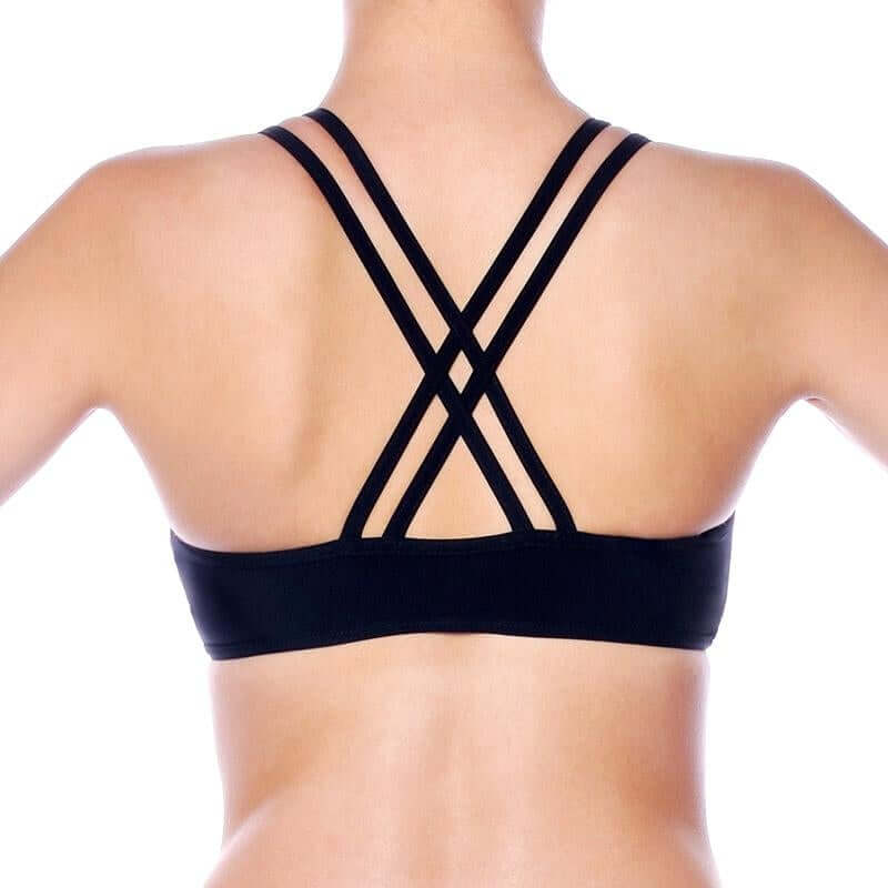 Xenia sports bra | Sports bra | Color: yellow | Women's sports bra | Dragonfly Pole Dance Clothes and Bikram Hot Yoga Outfit