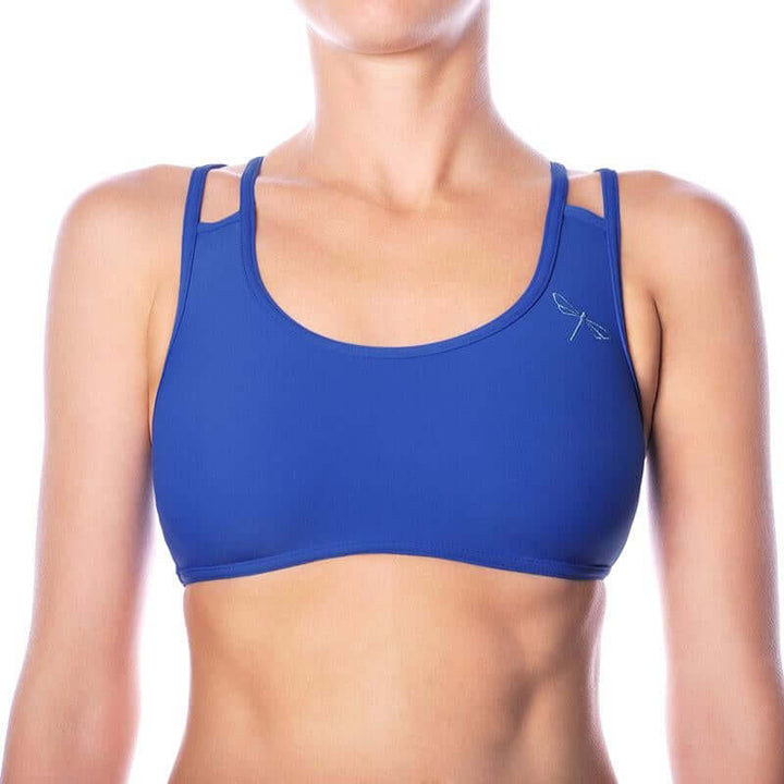 Xenia sports bra | Sports bra | Color: yellow | Women's sports bra | Dragonfly Pole Dance Clothes and Bikram Hot Yoga Outfit