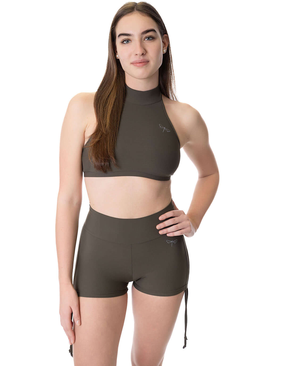 High Waist Drawstring Pole Shorts Emma – Dragonfly