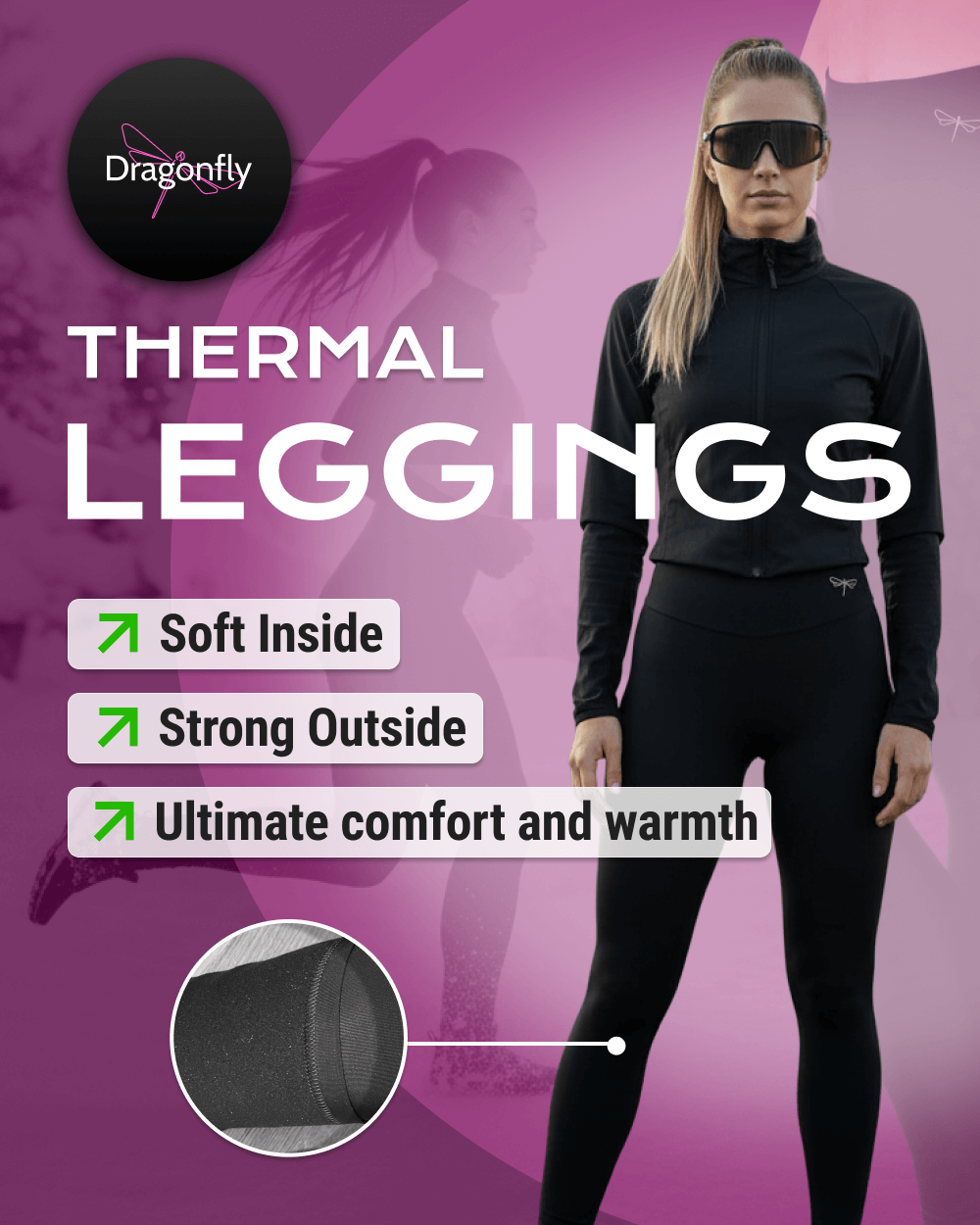 Winter thermal leggings Lea