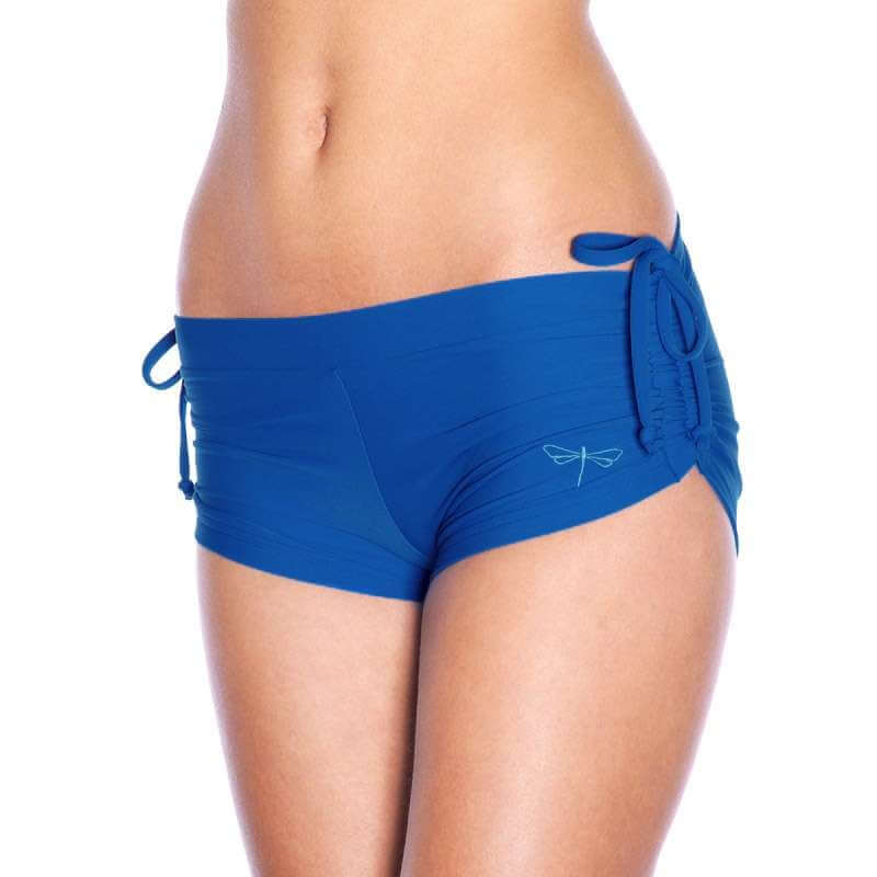 Bikram yoga shorts Michelle | Hot Yoga Shorts | Color: blue | Pole Shorts | Dragonfly Pole Dance Clothing and Bikram Hot Yoga Wear