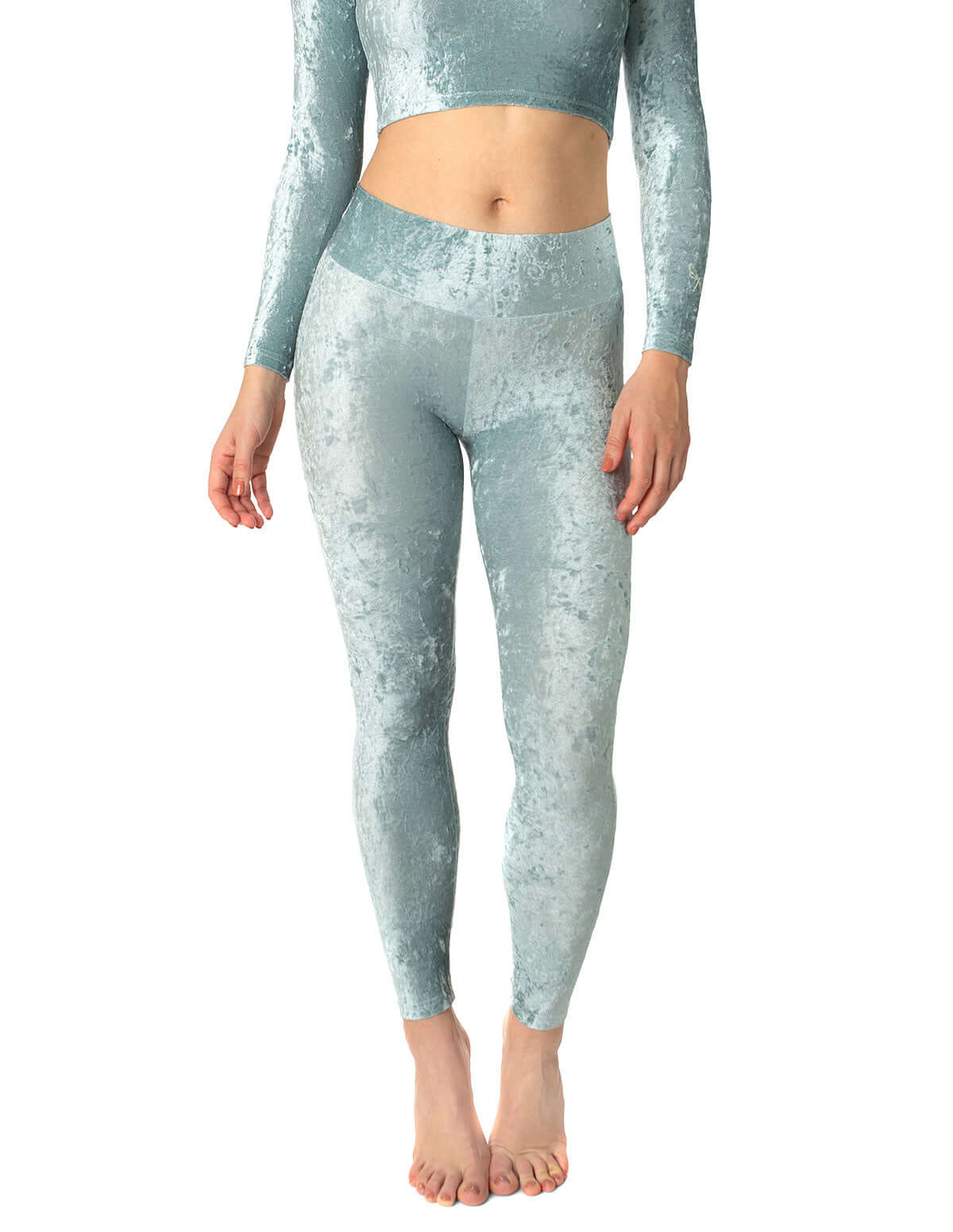 Velvet Leggings for Women, Mid Rise Comfort – Dragonfly
