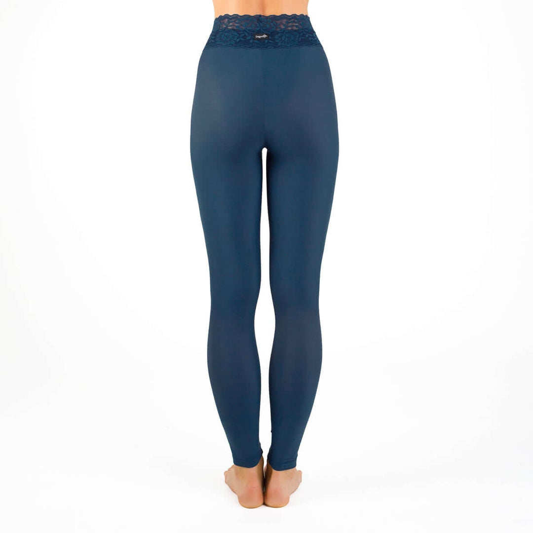 Sport leggings with lace Adriana | Leggings | Color: violet lace | Yoga Leggings | Legging en dentelle | Leggings with lace | Sportovní legíny s krajkou | Sport Leggings mit Spitze