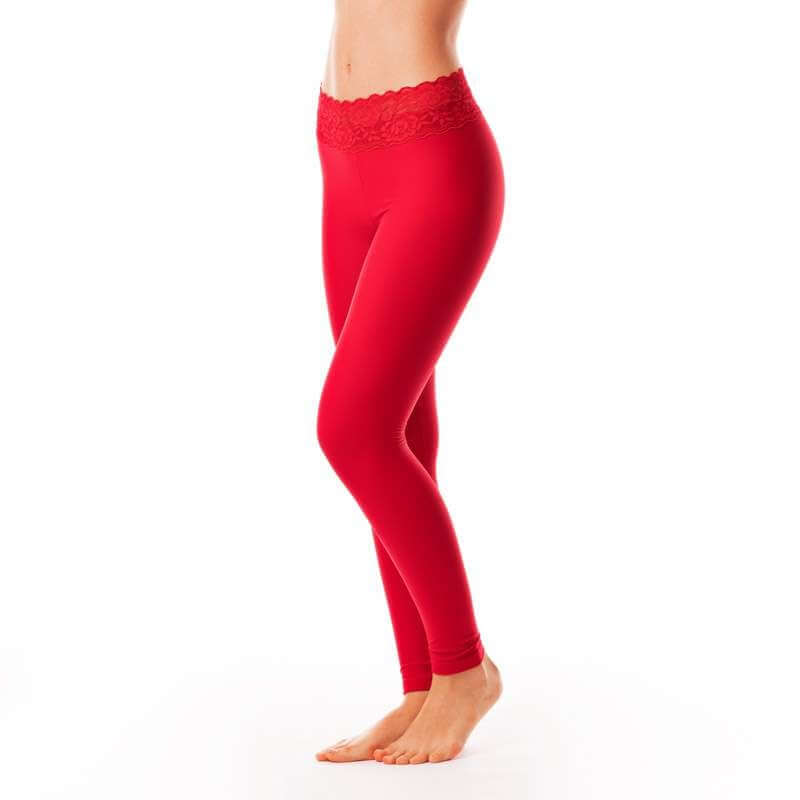 Sport leggings with lace - Luxury leggings – Dragonfly