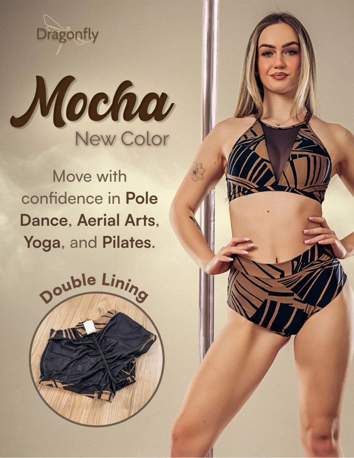 Lola pole shorts Mocha