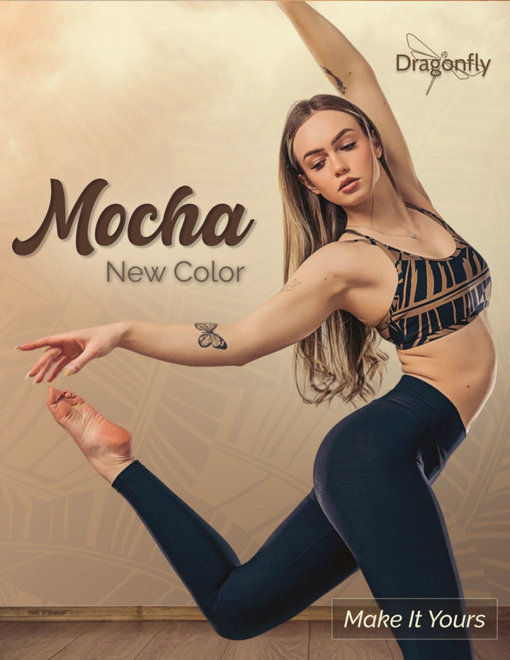 Nicole sports bra Mocha
