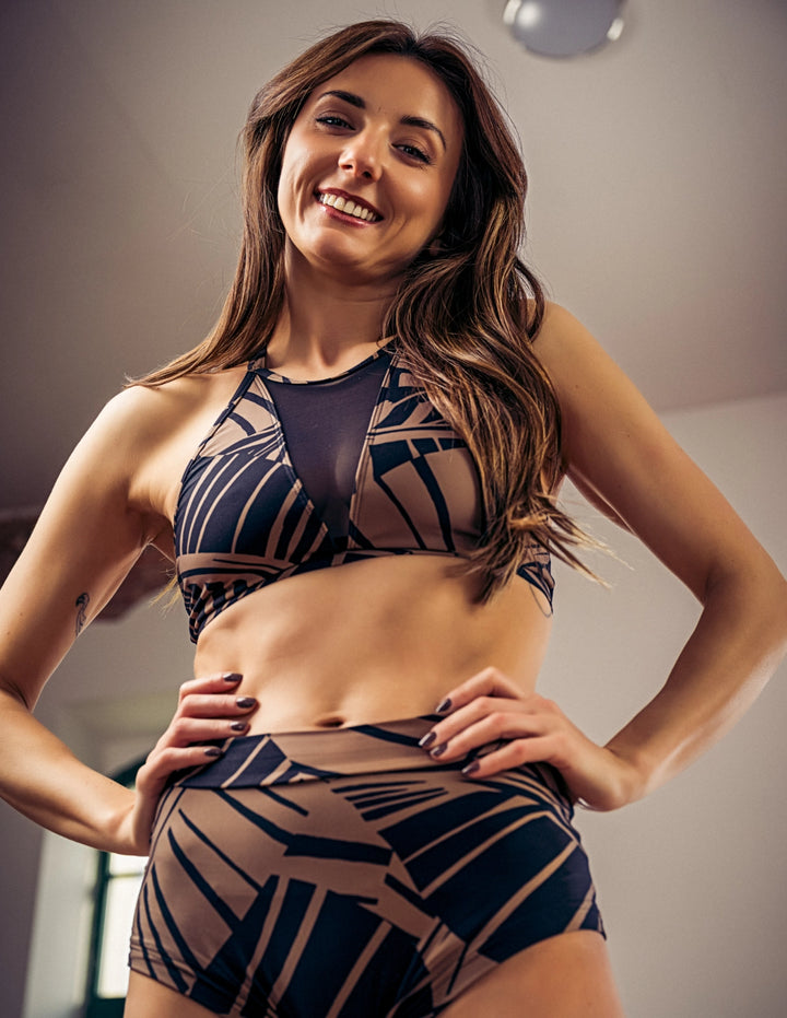 Sports bra Victoria Mocha