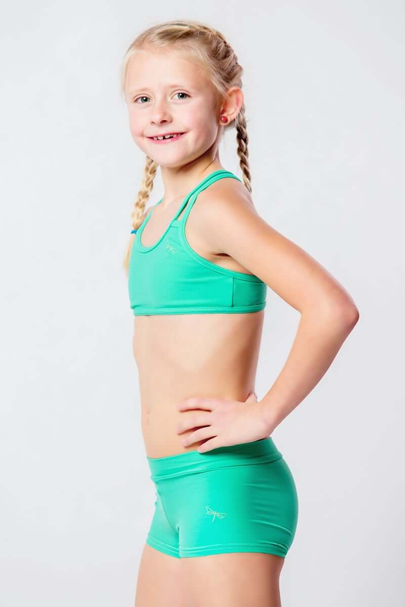 Girls' Sports Bra Xenia | Activewear | Color: red | Girl's sports bra | Dětská sportovní podprsenka | Dívčí sportovní podprsenka | Madchen Sport BH | Brassiere sport entfants | Dragonfly Pole Dance Clothes and Bikram Hot Yoga Outfit
