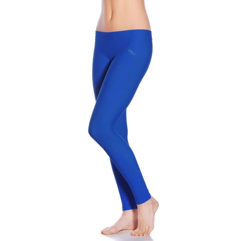 Low waist leggings Lisa | Nízké jógové legíny Lisa | Color: blue | Yoga Leggings | Dragonfly Pole Wear and Bikram Hot Yoga Clothes