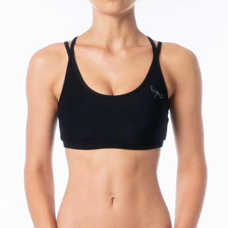 Pole dance sports bra Nicole | Sports bra | Color: black | Women's sports bra | Sportovní podprsenka | Sport-BH | Brassiere sport | Dragonfly Pole Dance Clothes and Bikram Hot Yoga Outfit