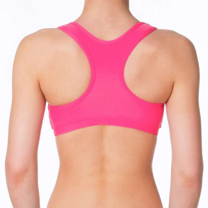 Sporty bra | Sports bra | Color: red | Women's sports bra | Dragonfly Pole Dance Clothes and Bikram Hot Yoga Outfit