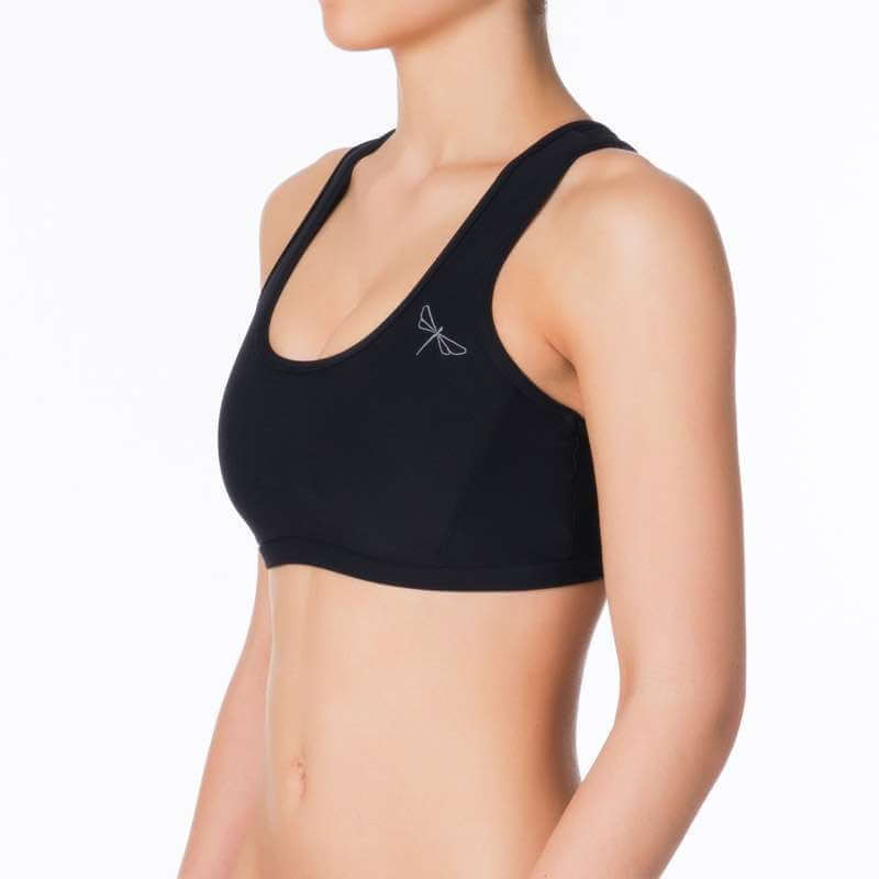 Sporty bra | Sports bra | Color: red | Women's sports bra | Dragonfly Pole Dance Clothes and Bikram Hot Yoga Outfit