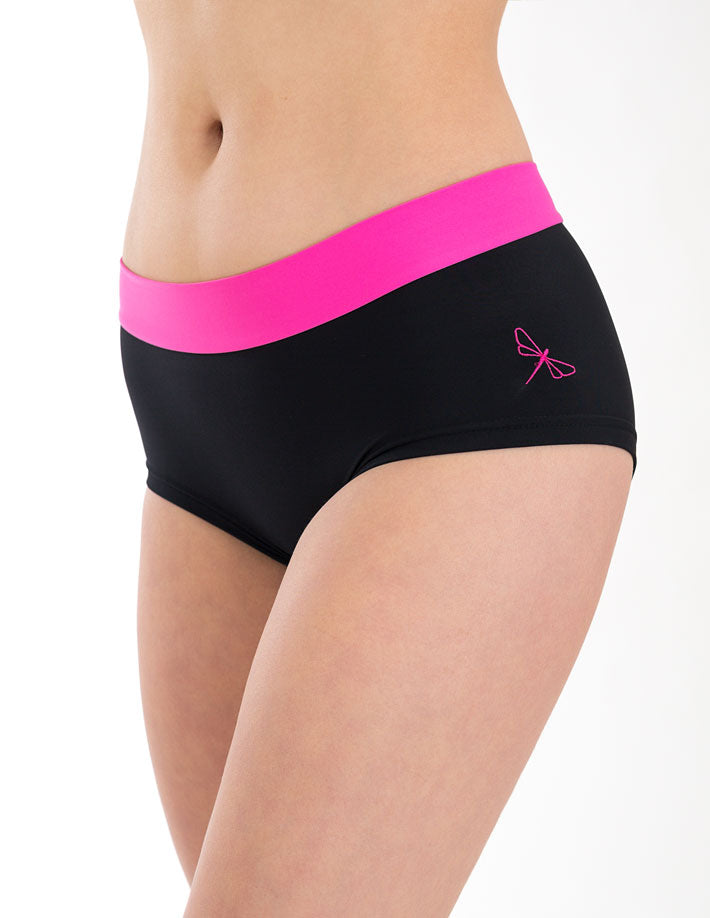 Mandy pole shorts Shorts Dragonfly XS black / pink
